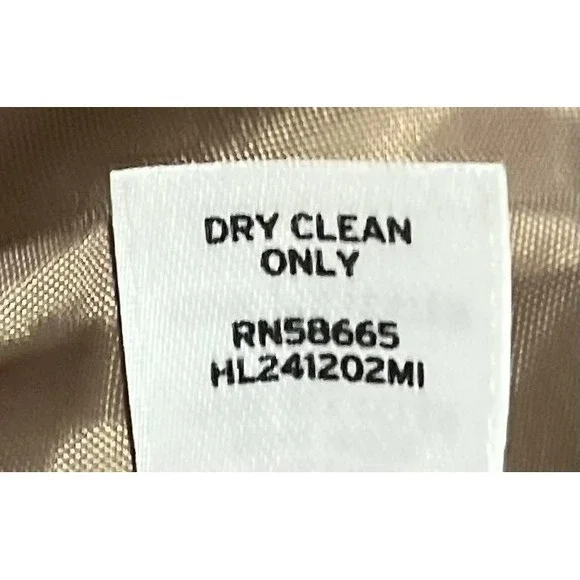 Trouve Blazer Womens Small Camel Tan Wool Blend Cropped One Button Jacket - Picture 14 of 15